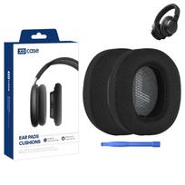XDcase Pakaitinės ausinės pagalvėlės, skirtos JBL Live 650BTNC / 660NC / E65BTNC / Duet NC, minkšti ausų gaubteliai su atidarymo įrankiu For JBL Live 650BTNC / 660NC / E65BTNC / Duet NC juoda