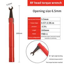 Torque Wrench RF Connector Opening Electrommunication Coax Adapter Convertor Straight Goldplated SpannerFurnishing world orange