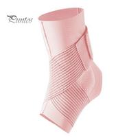 Ankle Injury Prevention Brace Sports Adjustable Men Women Sprained Support Foot Wrap Summer Achilles Tendonitis Pain Relief Recovery Compression M rožinė