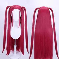 Filmo Vaikams Mergaitėms Cosplay Perukas Mira Rumi Zoey Violetinis Juodas Raudonas Ilgas Plaukas Helovino Cosplay Rekvizitas One Size pink