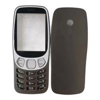 Pilnas Korpusas Mobiliajam Telefonui Nokia 3210 4G (2024 m) Su angliško klaviatūros remonto dalimis Black (A) gray