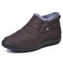 Neperšlampami žiemos batai moterims Nauji pliušiniai sniego batai Moteriški aulinukai Šilti juodi poriniai medvilniniai poriniai… Daugiau 43 gray
