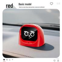Cross-Border AI Pet Ornaments: AI Desktop Expressions Little Zhi Robot - Student Dialogue & Alarm Clock Voice Assistant gray