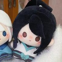 Valorant Plush Toy Set Featuring Jett And Sage Cute Soft Stuffed Toys Suitable For Fans And Children'S Play Cotton Plush Figures 10cm black
