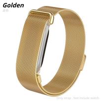 Luxury For Google Fitbit Air Milanese Loops Magnetic Band Breathable Quick Release Wristwatch Stainless steel Watch Bracelet Wristband for Men Women For Google Fitbit Air auksas