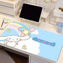 Cute Cartoon Mouse Pad XXL Extended Desk Mat Gamer PC Computer Keyboard Pad Cinnamoroll kawaii Anime Gaming Accessories Mousepad 30cmx60cm white