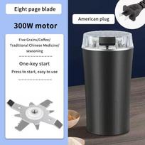 Multifunctional Electric Grain Spice Grinder 8 Stainless Steel Blades Fast Grind for Home & Small Commercial Kitchen Use A3