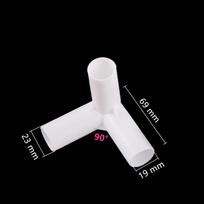 19mm PVC Straight Elbow Cross Connector Joint 60 90 120 135 Degree Tee Connector PVC Pipe Fitting DIY Tent Fixed Fittings