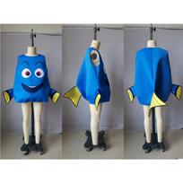 Clownfish Animal Nemo Cosplay Costume Underwater MobilizationCostume Halloween Christmas Party Performance Costume One size fits all blue