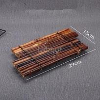 Japanese Korean fence plate Cuisine Sushi Boats Bamboo Creative Exquisite Sushi Tools Vintage bamboo sushi dish bamboo fence