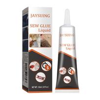 Jaysuing Audinio ir remonto klijai adatai, siūlams, drabužiams, sofoms, automobilio kilimėliams 50ml Box black