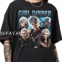 Vintage Astarion Baldurs Gate Shirt, Baldur's Gate3 Fan Gift, BG3 Reto Graphic Tee 150 gray
