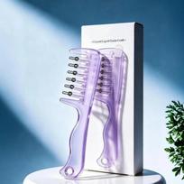 Hair Oil Applicator Scalp Massage Liquid Comb Built-In Liquid Reservoir Rolling Metal Teeth For Hair Growth Home Hair Care Tool A3