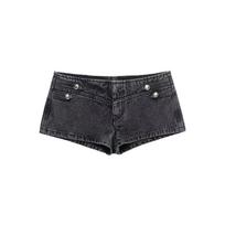 European Style Denim Jacket & Low-Rise Shorts Women's Fashion Set (2026) L