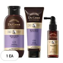 Dr. Groot Multi-Perfection Hair Travel Set: Treatment + Shampoo + Nourishing Tonic gray