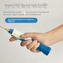 PP Badmintono rankenos pagalbė Gerinti įgūdžius Universalus teniso raketės rankenos palaikymas Badmintono raketės laikysenos korekcija onesize beige