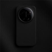 Melkco 100% natūralios odos magnetinis dėklas Xiaomi 17 Ultra belaidžiam įkrovimui, paprastas karvės odos kietas galinis dangtelis, su mažmeninės prekybos dėžute For Xiaomi 17 Ultra