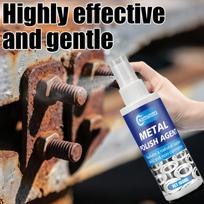 100ml Motorcycle fast-acting, powerful metal polish and chrome repair spray - highly effective in removing rust and oxidation 100ml brown