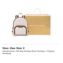 MICHAEL KORS Coated Canvas With Leather Backpack Women's Vanilla & Brown 35S2G8TB2B-150 One Size 2