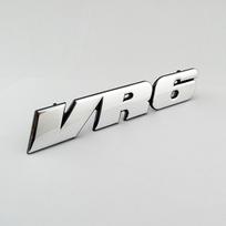 Red 3D Sticker VR6 Car Grill Badge Emblem Decal MK3 JTYZES Grille Auto Logo for VW Golf Corrado Jetta Passat white