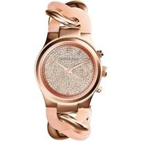 MICHAEL KORS Runway Women's Quartz Chronograph Watch MK4283 rožinio aukso spalvos