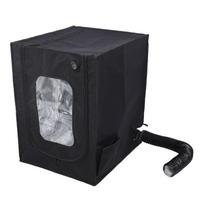 Fireproof Enclosure Fit for Bambu Lab P1 X1 A1 3D Printer Constant Temperature Dust Cover with Fan Exhaust Kit and LED gray