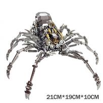 3D Metal Puzzle For Adults Kids Difficulty Spider Insect Metal Model Diy Mecha Model Kits Building Blocks Model Kit Puzzle Toys gray