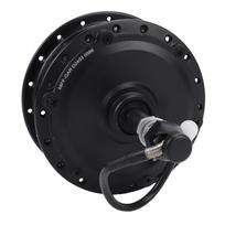 250W galinio rato pavaros variklis Aliuminio lydinio elektrinio dviračio stebulės variklis 16 20 24 26 27.5 28 colių 700C rato dviračiui black