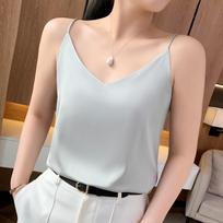 Spicy Girl V-Neck Single Shoulder Camisole Tank Top 2XL