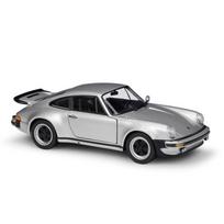 1/24 skalės „Welly Porsche 911 Turbo3.0“ lydinio automobilio modelis, metalinės žaislinės transporto priemonės Automobilių modeliai Aukštos modeliavimo kolekcijos Dovanos vaikams 1/24-18x7.4x5.2cm sidabras