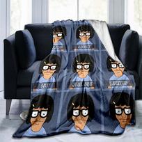 Bob's Burgers Antklodė Tina Print Pliušinė antklodė Namų Biuro sofa Kelionės Šiltos laisvalaikio studentų antklodės Flanelinės antklodės 75x90cm