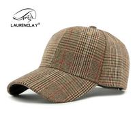 Hat Men's Spring Summer Outdoor Sunscreen Visor Classic Checkered Baseball Cap Hard Top Women's Cap Sun Cap Adjustable tamsiai ruda spalva
