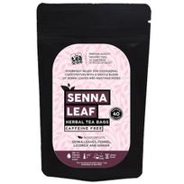 The Tea Trove Senna Leaf Tea Bags for constipation relief - 40 Laxatives Tea Bags for constipation blend of Senna leaves with fennel | 60 gm white