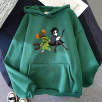 Little Nightmares3 Hoodies Komiksų Žaidimas su Gobtuvu Laisvalaikio Patogūs Drabužiai Aukštos Kokybės Hoodie Retro Rudeniui/Žiemai Su Gobtuvu XXL blue