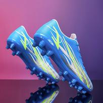 Mbappe Futbolo Batai: Unisex AG & TF vaikams ir suaugusiems, idealiai tinka treniruotėms ant žolės 32 (In Stock) blue