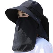 Floppy Brims Hat Breathable Sun Hat Sunshade Face Neck Coverage Hat for Women Adjustable for Outdoor Cycling Camping juoda