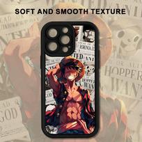Vienas Gabalas Luffy Šaunus dėklas iPhone XR 17 Air XS Max 16e 15 16 14 Plus 13 12 11 Pro Max Minkštas dangtelis iPhone 11 gray