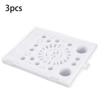 3pcs Stackable Lazy Folding Board Wrinkle-Free Breathable T-Shirt Organizer Board Foldable Clothes Organizer Closet Organization juoda