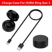 Suderinamas su Oura Ring 4 kartos 3 kartos įkrovimo dėklu Nešiojama saugi įkrovimo stotelė su USB-C laidu išmaniojo žiedo priedams Size 13