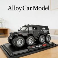 1:24 lydinio automobilio modelis Rusijos Avtoros Shaman 8*8 lietas visureigis su šviesos ir garso, atitraukimo funkcija, SUV, berniukų dovanoms black