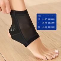 Sports Ankle Brace Featuring Sprain Fixing Strap Cuff Protector Suitable For Injury Care And Sprain Recovery XL shoe size 43-46 black