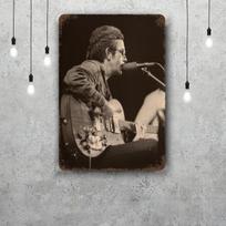 JJ Cale Vintažinis skardinis ženklas Namų dekoras Sienų dekoras Menas Sieninė tapyba Kambario dekoravimas Dekoras Retro Metalinis ženklas Plokštė Baro Plakatai 30x40cm(11.8x15.7inch) gray