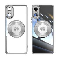 Magnetinis metalinis TPU dėklas Sony Xperia 1 VI 10 belaidžio įkroviklio laikikliui Dangtelis 360° smūgiams atsparūs dėklai Xperia1 VII Xperia10 VII For Xperia 1 VII gray