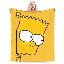 Homerio Simpsono pledas Įvairių dydžių Super minkštas ir šiltas Įvairių dydžių pledai sofai, lovai 150x200cm