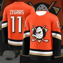 Šeimos stilius 2026 Naujas ledo ritulio treniruočių marškinėlis Duck Team 3D spaudinys Kvėpuojantis, drėgmę sugeriantis ilgomis rankovėmis T-shirt Vaikams Suaugusiems 4XL white
