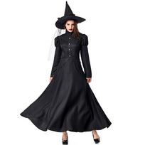 Adult & Child Black Witch Wizard of Oz Cosplay Costume for Halloween & Stage Performance XL black