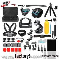 50-in-1 GoPro & DJI Osmo Extreme Sports Camera Accessories Set for Mountain, Dog, & Small Ant 32x22x8 cm black
