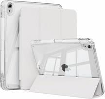 Dėklas iPad A16 11-os kartos 11  2025 ir iPad 10-os 10.9 colio 2022 modeliams, kietas akrilinis dangtelis su pieštuko laikikliu, skaidrus galinis dangtelis iPad 10th 10.9 Inch 2022&11"&PU