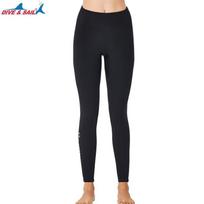 2 mm neopreno hidrokostiumo kelnės vyrams ir moterims - Šilto vandens sporto apatinė dalis Nardymui, snorkelingui, banglenčių sportui, plaukimui Medium white