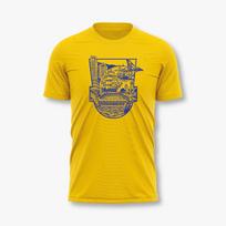 Unisex Poland Arka Gdynia Football Club Multi Color Quick Drying T-Shirt Round Neck Casual Short Sleeve Top for Fans 2XL yellow